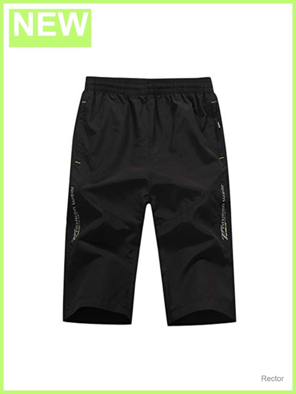 Men's Quick Dry Capri Hiking Shorts with Zipper Pockets